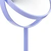 Kosmetikspiegel mit Ständer rund 85703 hellviolett