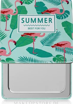 Kosmetikspiegel Summer Best fou You Minze mit Flamingo