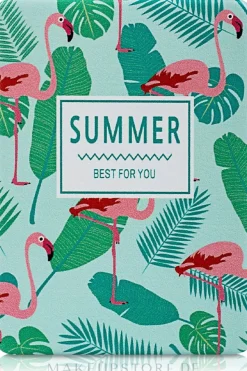Kosmetikspiegel Summer Best fou You Minze mit Flamingo