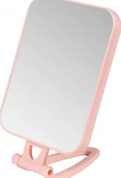 Kosmetikspiegel, Tischmodell, zweiseitig, 85031, pastellrosa