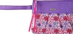 Kosmetiktasche „Ethno“, 93845, lila mit Blumen