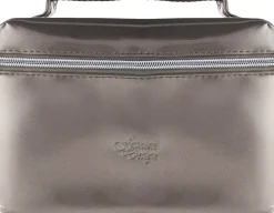 Kosmetiktasche Fashion Design 97058 silber-braun