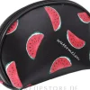 Kosmetiktasche für Damen Wassermelone schwarz