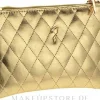 Kosmetiktasche mittel gold