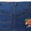 Kosmetiktasche Motifs 94774 blau mit Mandarine