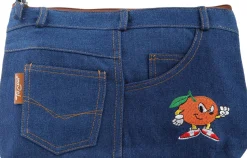 Kosmetiktasche Motifs 94774 blau mit Mandarine