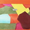 Kosmetiktasche Patchwork 94453 Farbmischung mit Orange