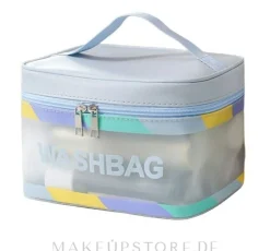 Kosmetiktasche rechteckig blau