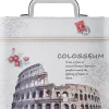 Kosmetiktasche Rome/Colosseum XL 98857 weiß