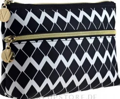 Kosmetiktasche schwarz-weiß 415098