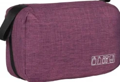 Kosmetiktasche-Organizer, 2 Fächer, 90196, purpur