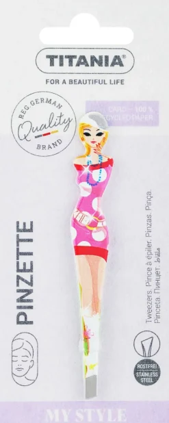 Kosmetische Pinzette, abgeschrägt, Mädchen 6