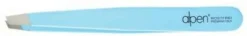 Kosmetische Pinzette abgeschrägt, hellblau, 8456.10TU, 10 cm