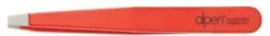 Kosmetische Pinzette gerade, rot, 10 cm