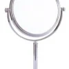 Kosmetischer Standspiegel mit Metallrahmen 6505 rund