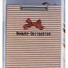 Kosmetischer Taschenspiegel 85581 beige gestreift