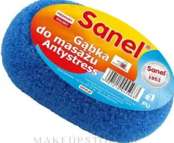 Körpermassageschwamm Anti-Stress blau