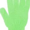 Körperpeeling-Handschuh, hellgrün
