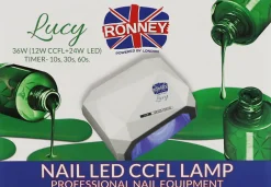Lampe für Nageldesign CCFL+LED schwarz