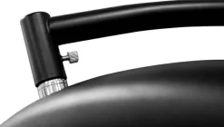 LED-Bodenlampe 'Halbmond', schwarz
