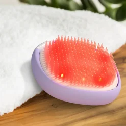 LED-Haarbürste, lila