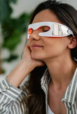 Lichttherapie LED-Maske mit Massage