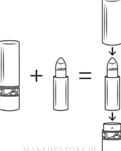 Lippenstiftetui weiß