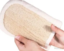 Luffa-Handschuh für Massage und Hautpeeling