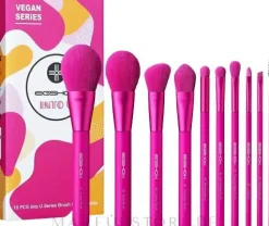 Make-up Pinselset 10-tlg. rosa