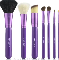Make-up Pinselset 7-tlg. violett
