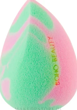 Make-up Schwamm abgeschrägt mittel rosa mit Minze