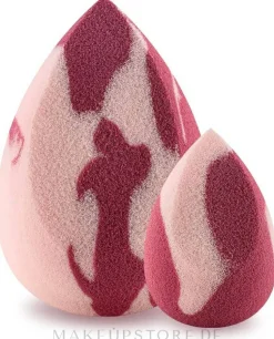 Make-up Schwamm rosa Beere schräg und rosa Beere Mini schräg 2 St.