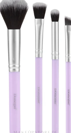 Make-up-Pinselset, 4 Stück, violett