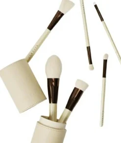 Make-up-Pinselset im Etui, 6 Stück