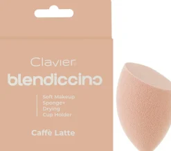 Make-up-Schwamm im Behälter, Kaffee