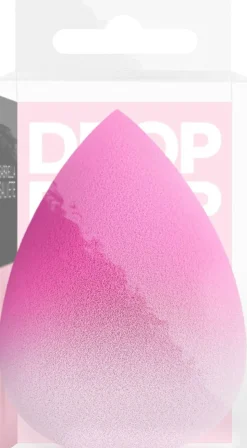 Make-up-Schwamm in Tropfenform, pudriges Rosa