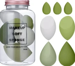 Make-up-Schwämmchenset im Glas, 7 St.