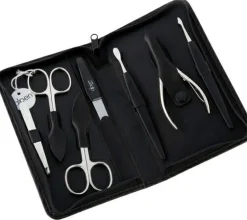 Maniküre-Set, 7 Teile, 6826, schwarz