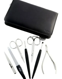 Maniküre-Set, 7 Teile, 6826, schwarz