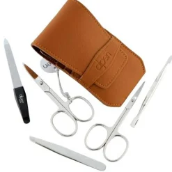 Maniküre-Set, 5 Teile, 6872, Tabakfarben