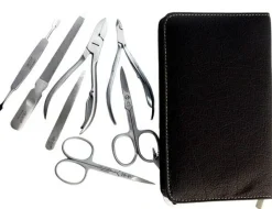Maniküre-Set, 7 Teile, 6825R, schwarz