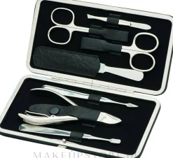 Maniküre-Set Master mit Verschlussclip 7-tlg. schwarz