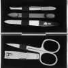 Maniküre-Set schwarz-silbermatt 5-tlg.