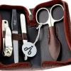 Maniküre-Set, 4-teilig, 6820_braun, braun