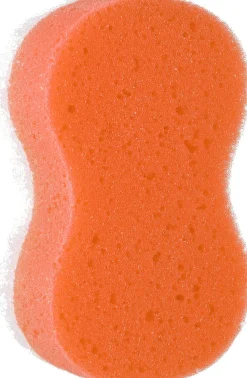 Massage-Badeschwamm 'Schmetterling', orange