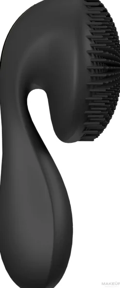 Massagebürste für die Gesichtsreinigung schwarz