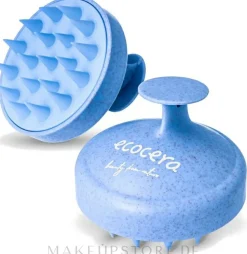 Massage-Bürste für die Kopfhaut blau