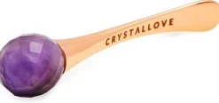 Massagegerät für die Haut um die Augen mit Amethyst