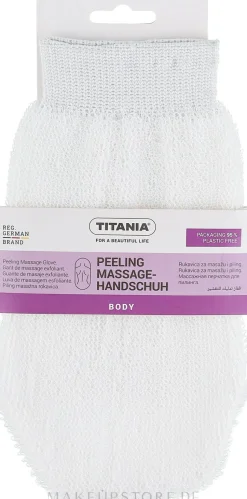Massagehandschuh weiß