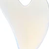 Massageplatte Gua Sha Opal weiß